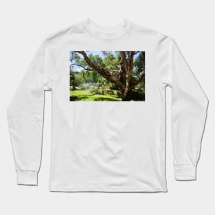 Shady Retreat -Adelaide Hills Wine Region - Fleurieu Peninsula by South Australian artist Avril Thomas Long Sleeve T-Shirt